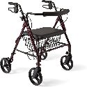 Heavy Duty Rollator Walker with Seat