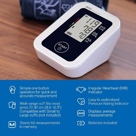 Medical Blood Pressure Machine with Wide Range Upper Arm Cuff