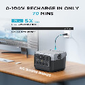 EF ECOFLOW Portable Power Station RIVER 2 Pro, 768Wh LiFePO4 Battery, 70 Min Fast Charging