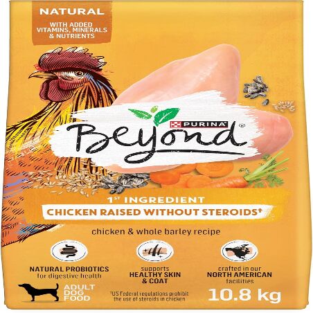 Natural Dry Dog Food, Farm-Raised Chicken & Whole Barley