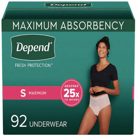 Depend Women's Maximum Absorbency Underwear