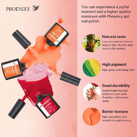 Nail Polish Kit with Base Glossy Matte