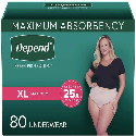 Depend Women's Maximum Absorbency Underwear