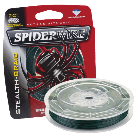 Spiderwire Stealth Smooth Casting Braided Fishing Line, Green