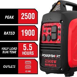 Portable Inverter Generator 2500-Watt