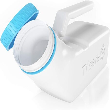 Urinals for Men Glow in the Dark Lid by Tilcare (1 Pack)