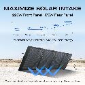 EF ECOFLOW 220W Portable Solar Panel, Bifacial