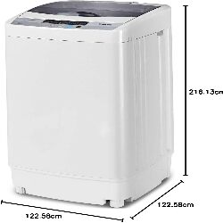 Portable Washing Machine, 1.0 Cu.Ft (IEC) Compact Washer With LED Display, Fully Atomatic Wash Cycles
