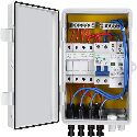 ECO-WORTHY 4 String PV Combiner Box for Solar Panels