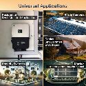 Luxpower All-in-One Off-Grid Hybrid Inverter 6000W (with Breaker) - 200A 48V 50A Dual MPPT Solar Charge Controller, 240V/120V