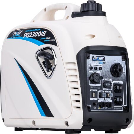 Portable Gas-Powered Quiet Inverter Generator with Parallel Capability & USB 2,300W