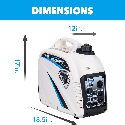 Portable Gas-Powered Quiet Inverter Generator with Parallel Capability & USB 2,300W