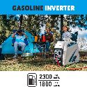 Portable Gas-Powered Quiet Inverter Generator with Parallel Capability & USB 2,300W