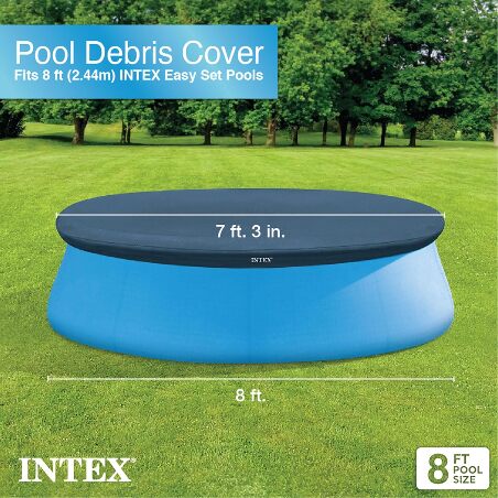 Pool Cover: for 8ft Round Easy Set Pools