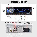 Single Din Car Stereo with Dual Bluetooth