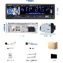 Single Din Car Stereo with Dual Bluetooth