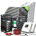 4680W 48V (24x Bifacial 195W) Complete Off Grid Solar Kit
